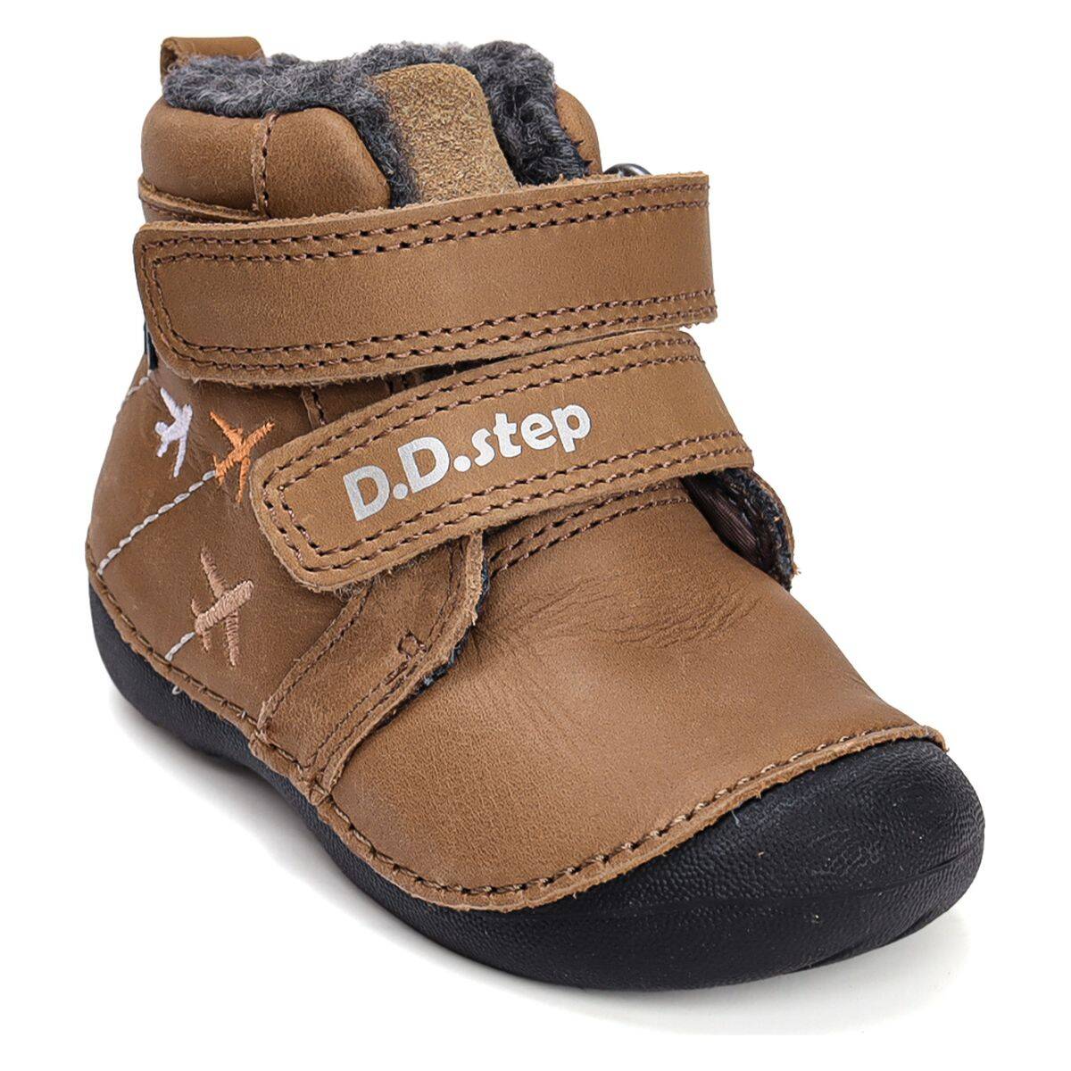 D.D.Step čevelj gležnjar W015-52347B podložen F chocolate 23