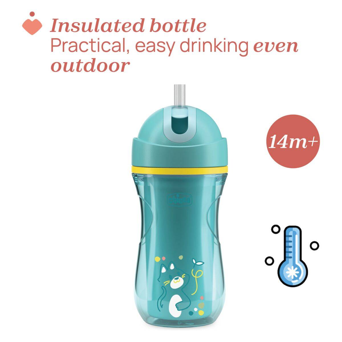 CHICCO čašica čašica Sport, 14m+ plava blue