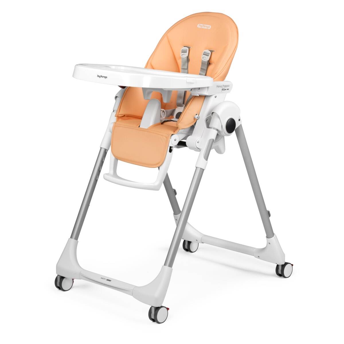 Peg Perego stol za hranjenje Prima Pappa Follow Me peach