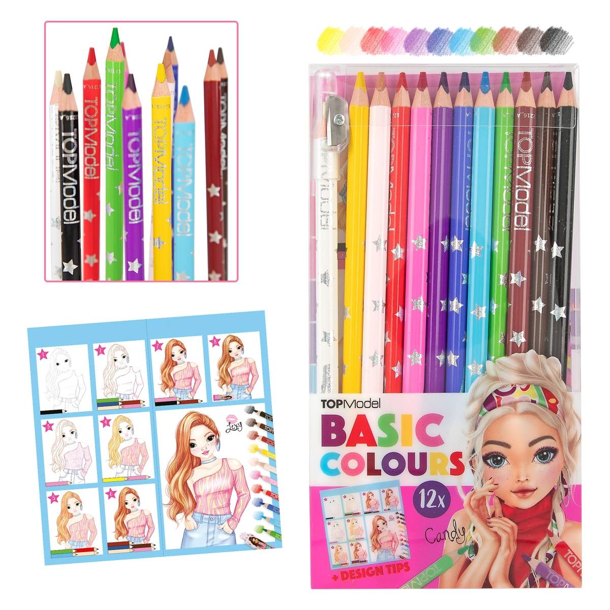 TOP MODEL bojice 12 boja set