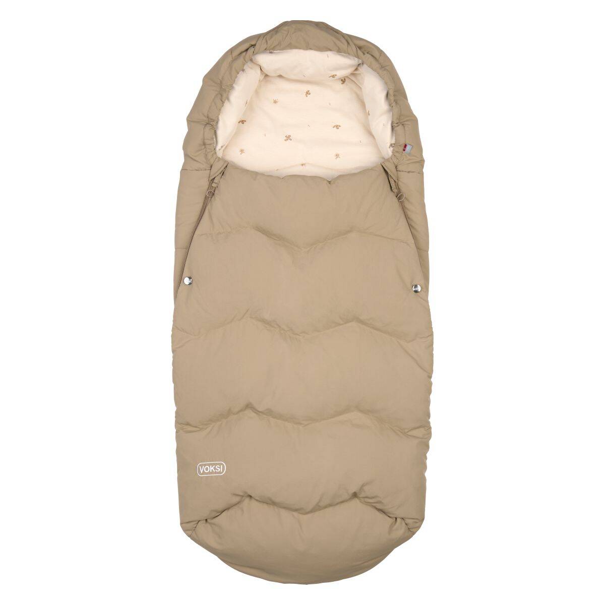 VOKSI Zimska vreća za kolica zimska vreća, Explorer, DarkSand Clover Explorer dark sand clover