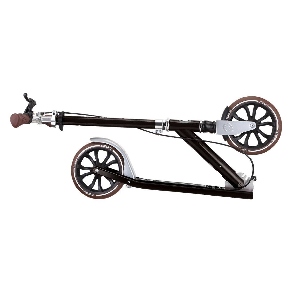 GLOBBER romobil NL 205 Deluxe dvokolesni sklopivi vintage crna