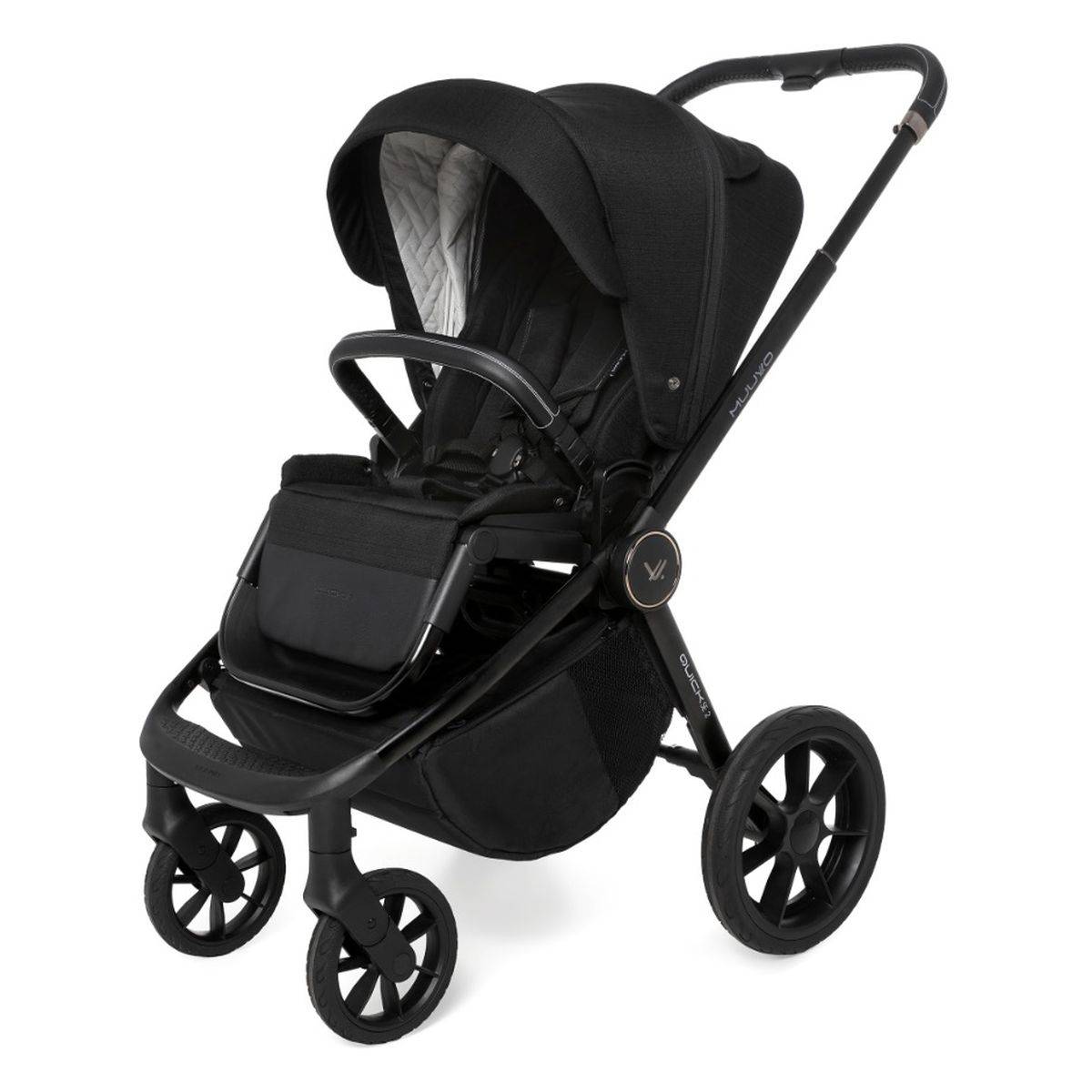 Muuvo voziček 2v1 Quick SE 2 chromium black