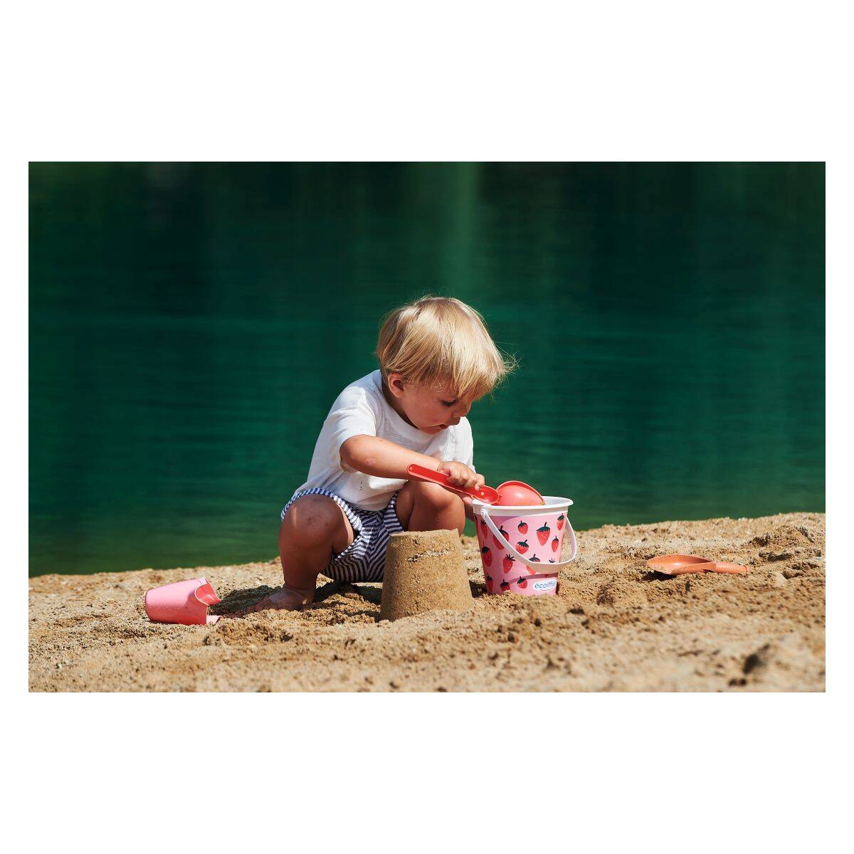 Ecoiffier vedro set Jagoda, dim: 18 x 18 x 29,5 cm