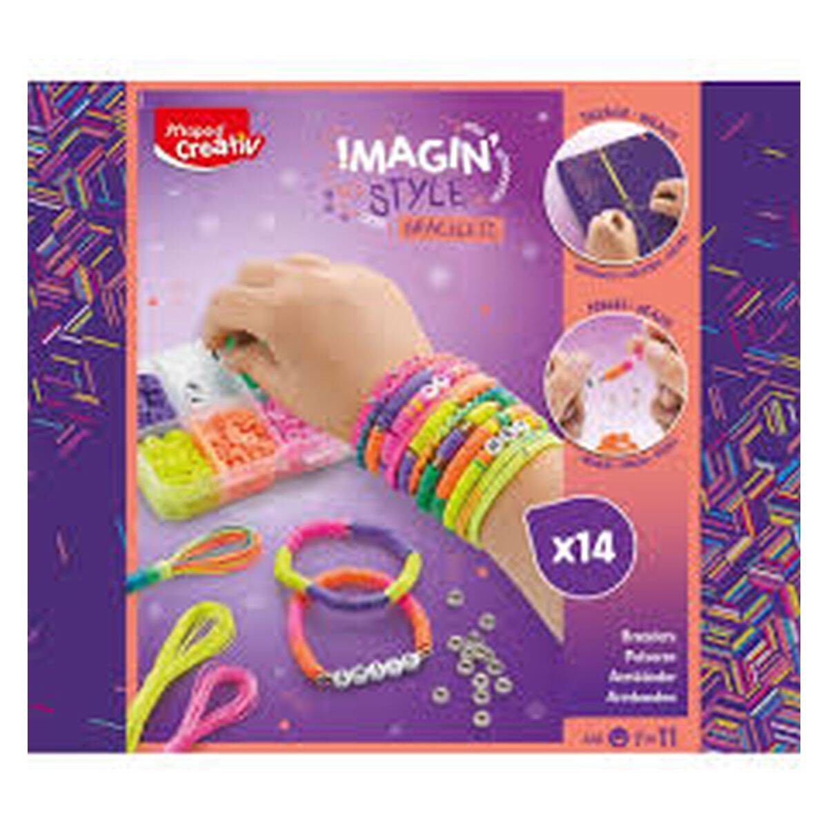 Maped Creative set kreativni zapestnice neon