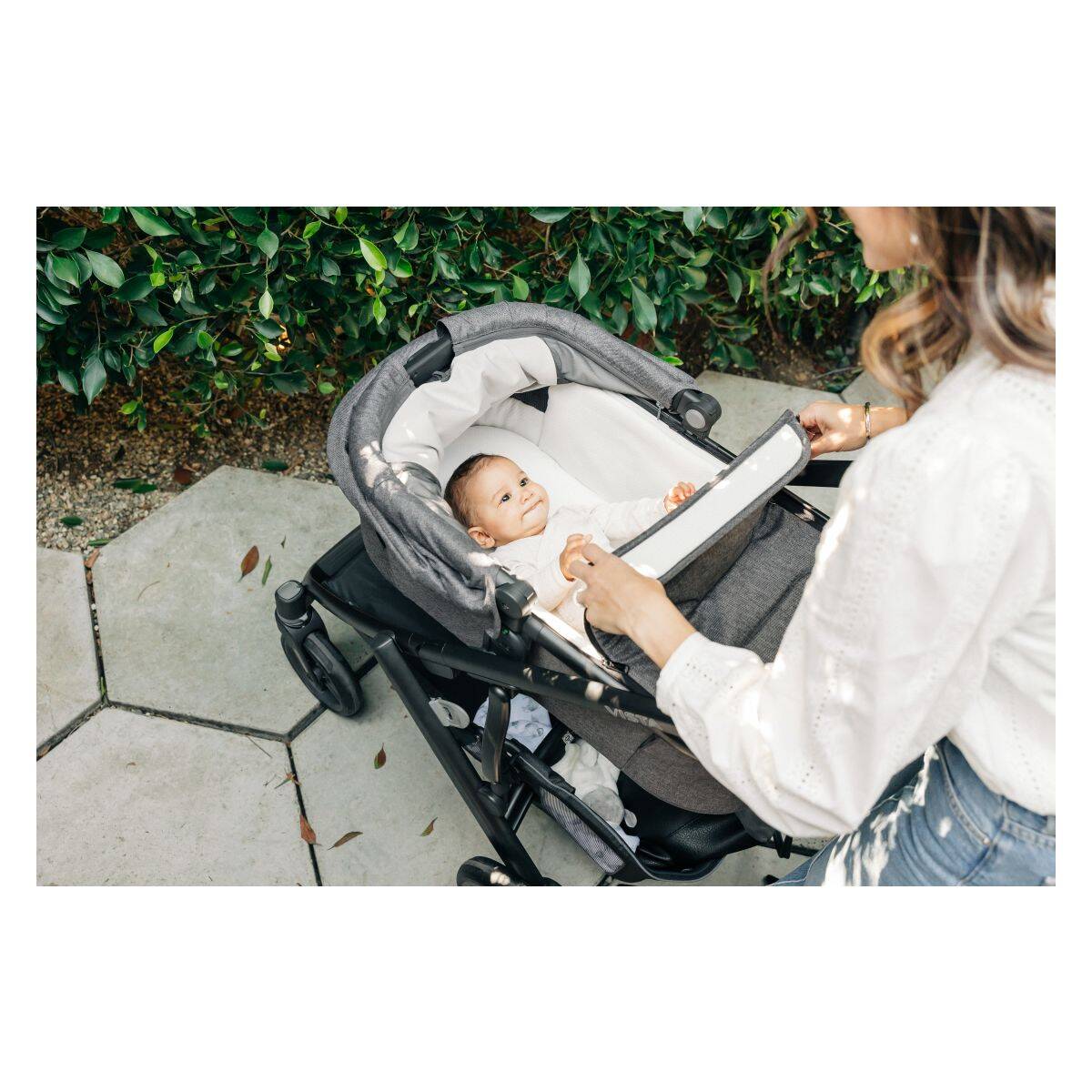 UppaBaby Košara za voziček Greyson V3 charcoal melange