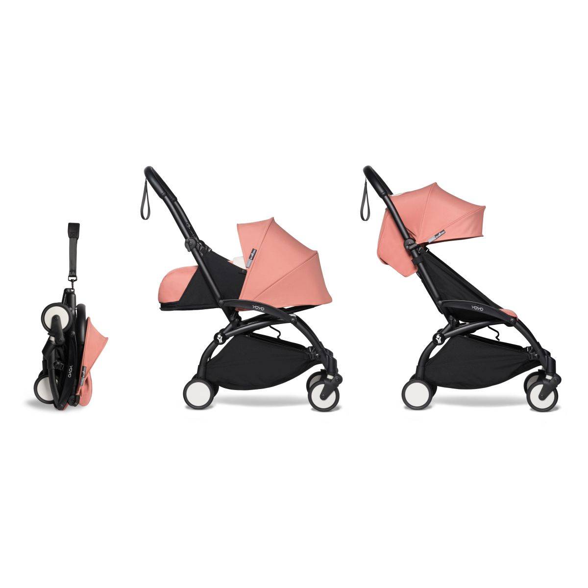 Babyzen Voziček 2v1 frame black, color pack 6+, newborn pack 0+ Yoyo