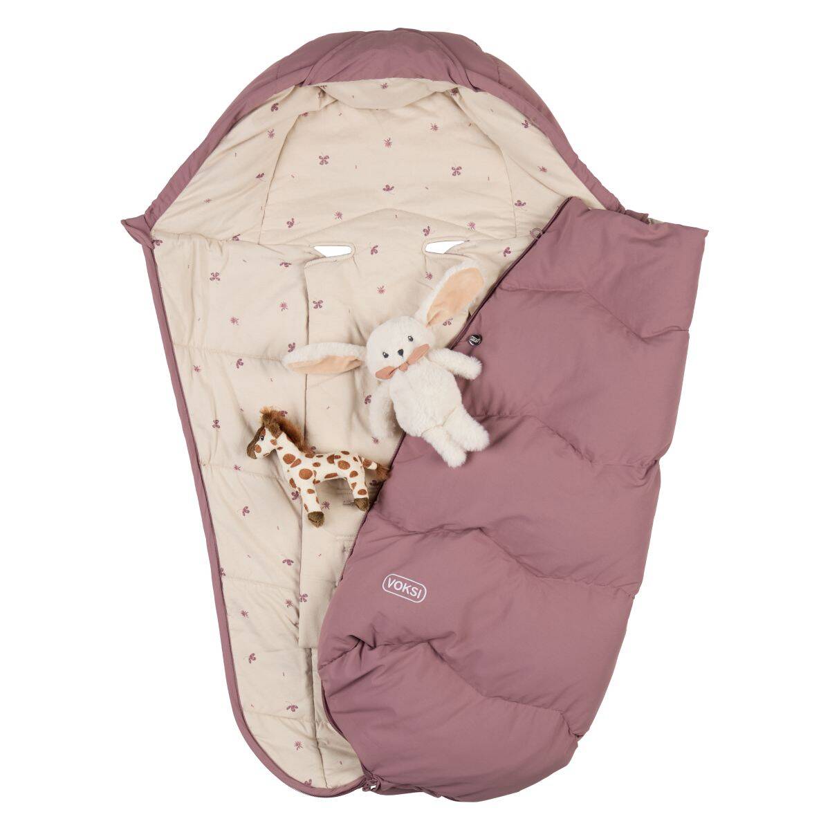 VOKSI Zimska vreća za kolica zimska vreća, Explorer, Grape Clover Explorer grape clover