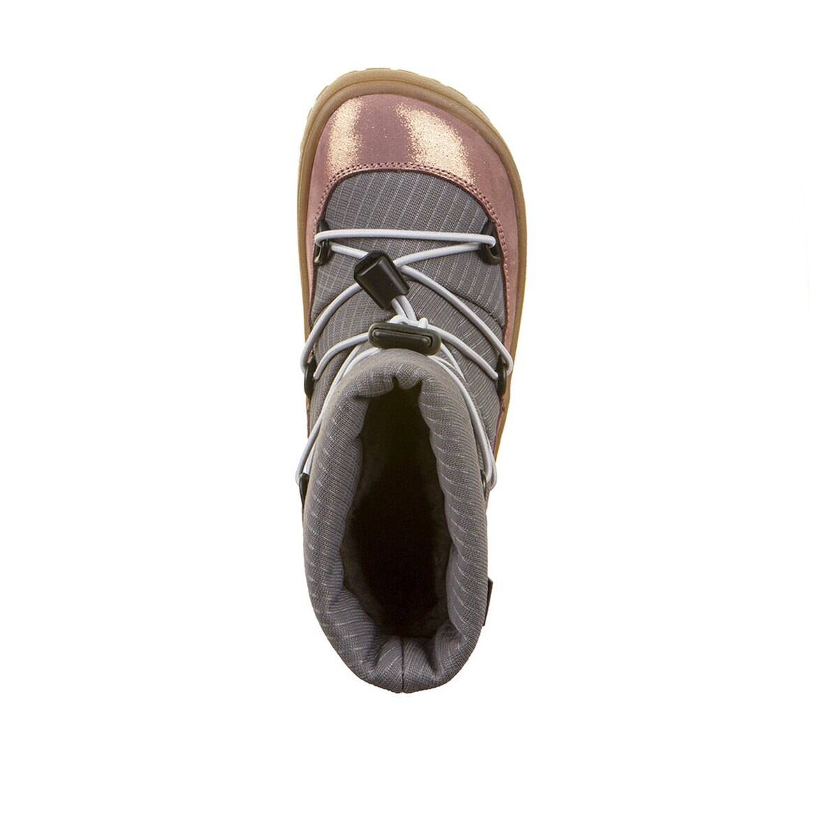 Froddo škornji G3160251 BAREFOOT TEX TRACK WOOL podloženi D grey/pink 26