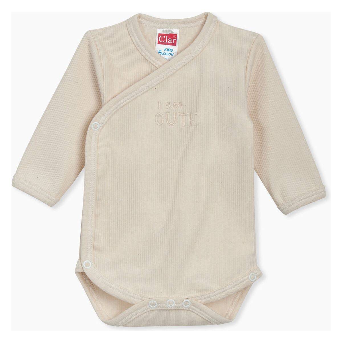 CLAR bodi preklop DR 01843 Natural I Am Cute U Bež 62