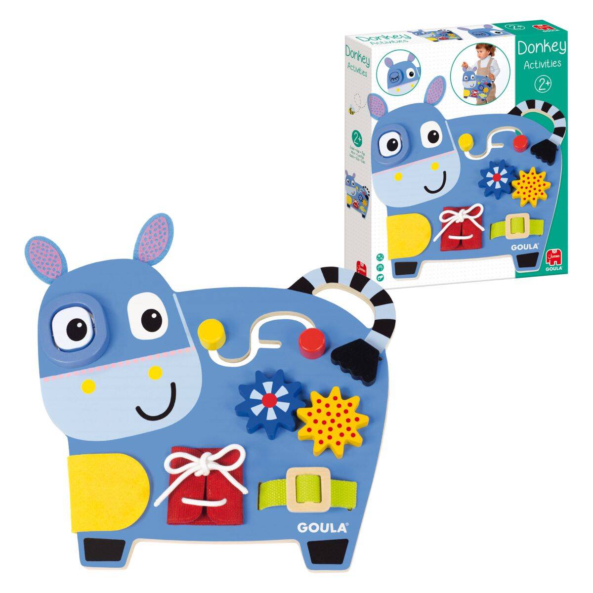 Goula igra aktivnosti z veselim osličkom