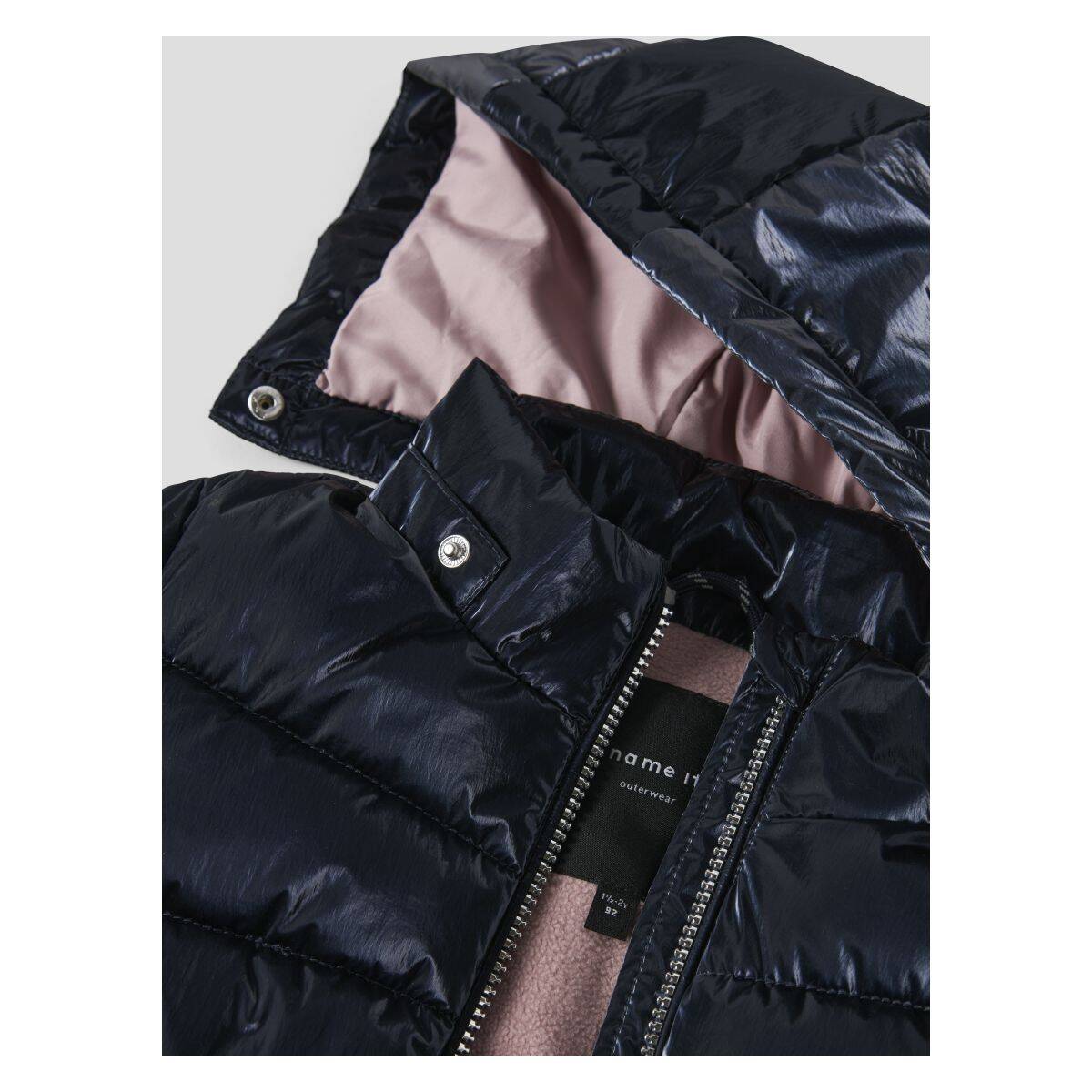 Name It jakna DR 13243661 NMFMINT PUFFER JACKET SHINY D Modra 122