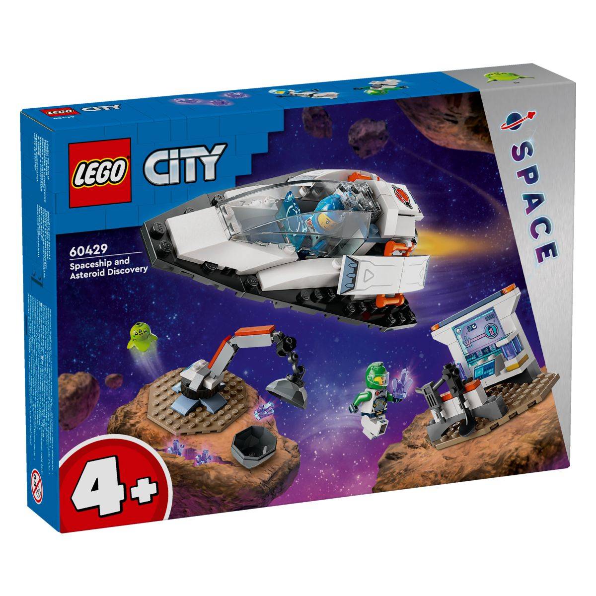 Lego® City 60429 Vesoljska ladja in odkritje asteroida