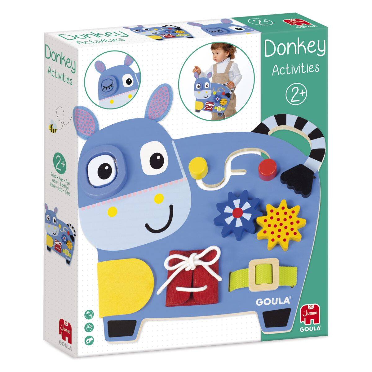 Goula igra aktivnosti z veselim osličkom