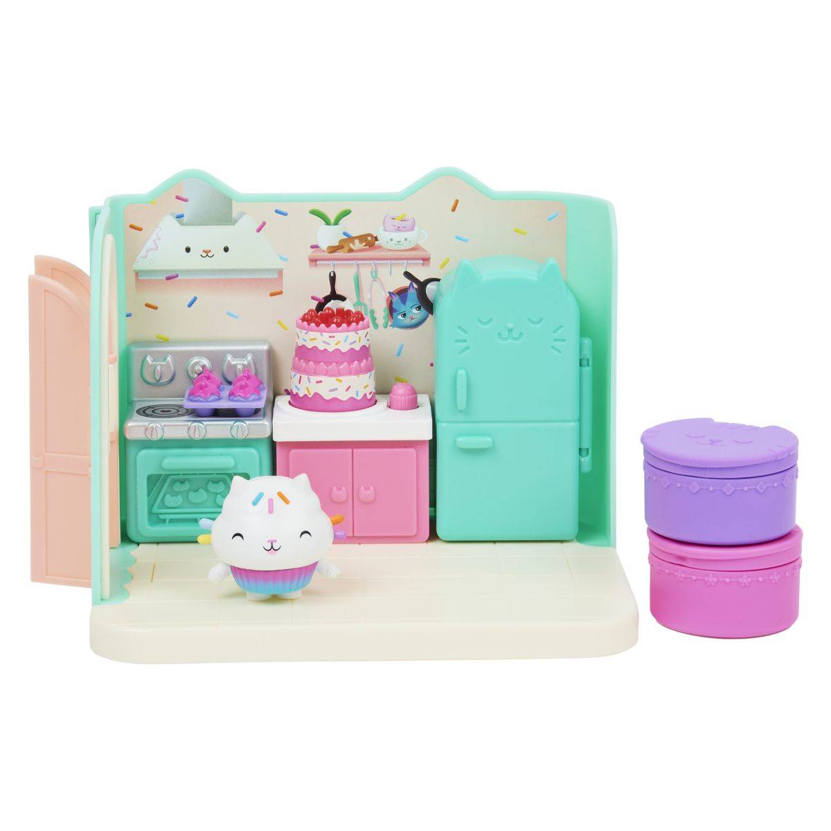 GABBY'S DOLLHOUSE - deluxe soba set za igru - kuhinja