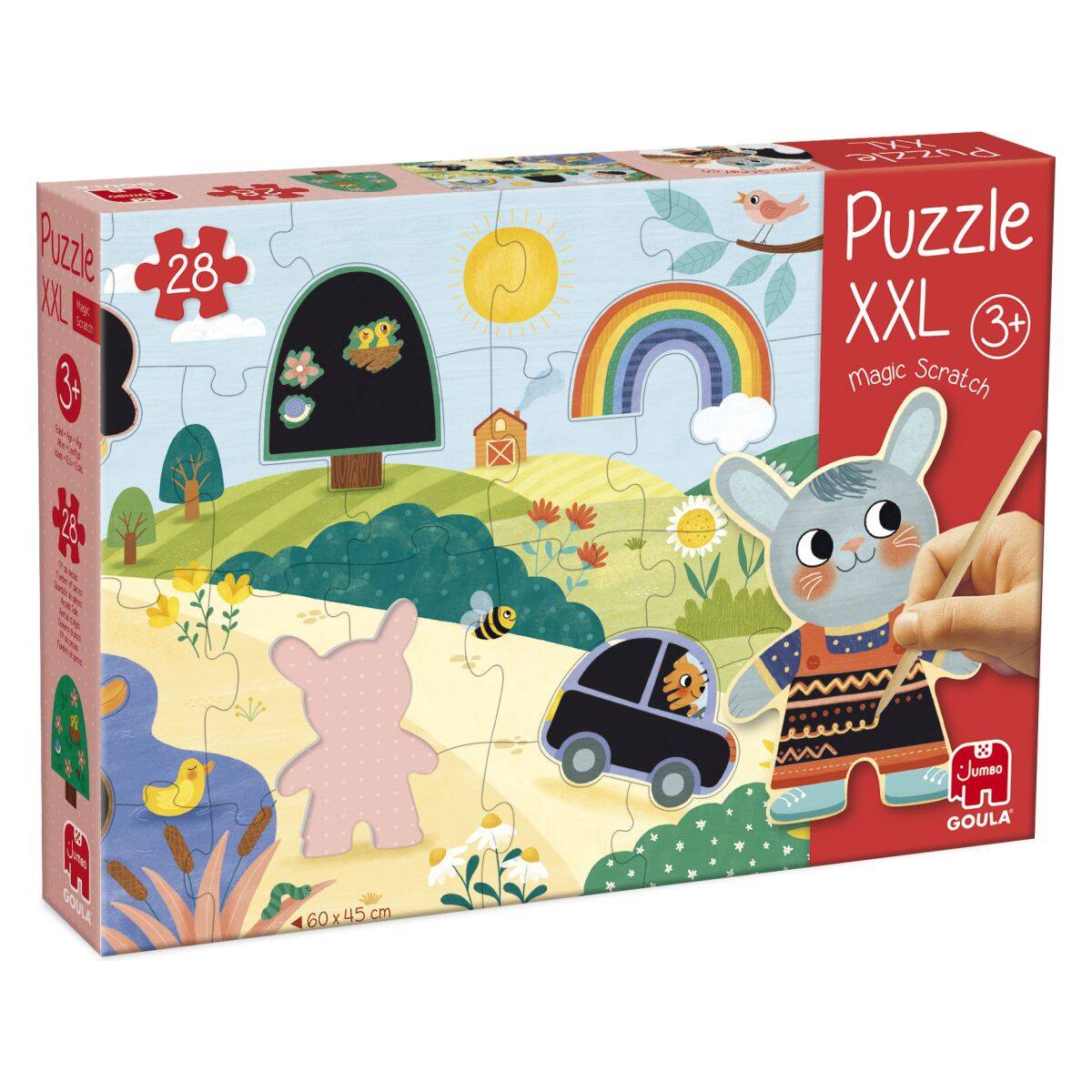 Goula čarobne XXL sestavljanke za praskanje