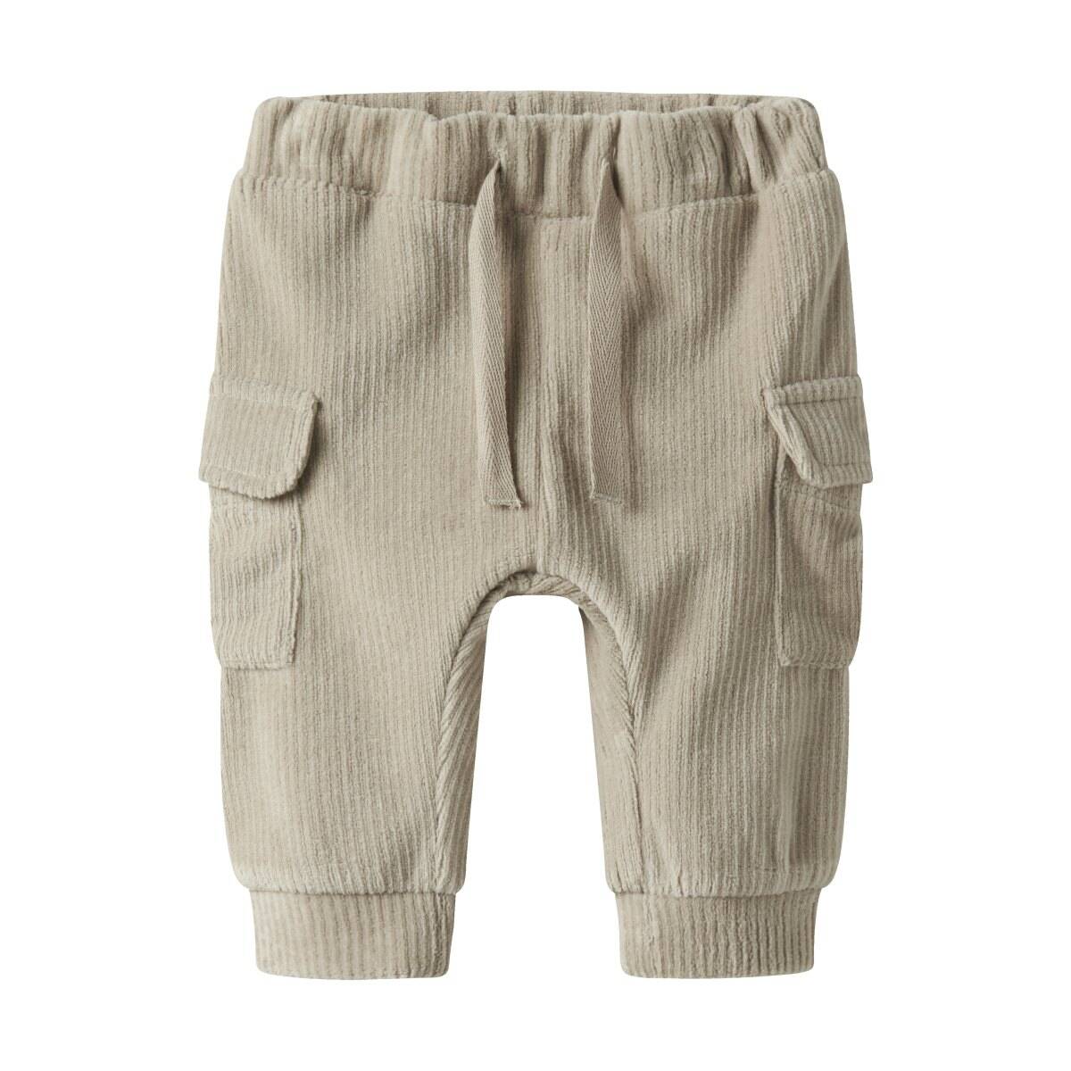 Name It hlače trenirka DH 13249173 NBMRONNY VEL PANT F Bež 56