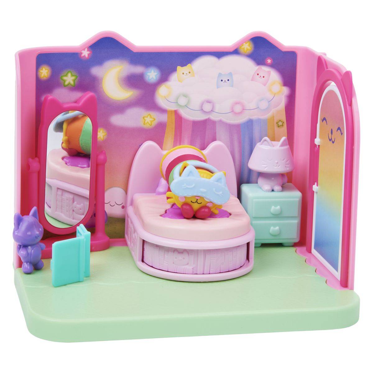 Gabby's Dollhouse spalnica set škatla 37411