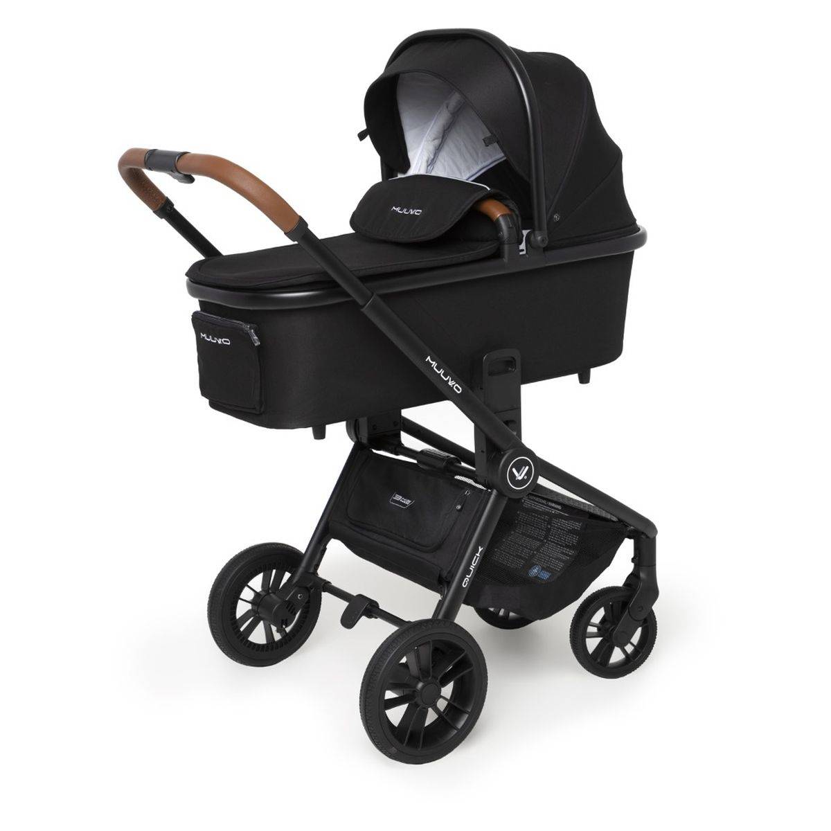 Muuvo voziček 2v1 Quick onyx black