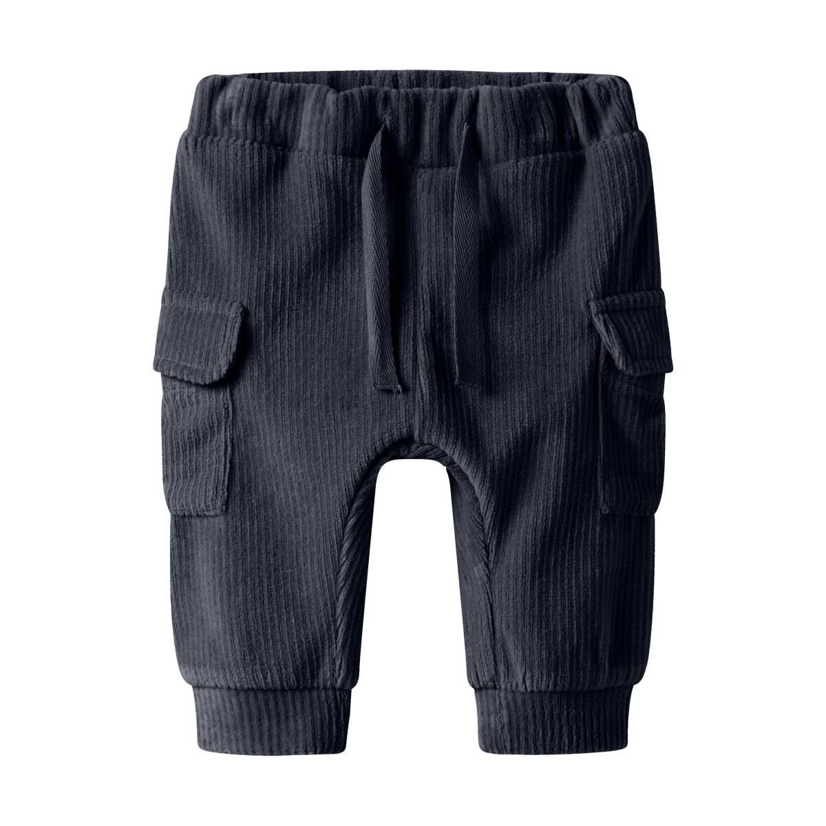 Name It hlače trenirka DH 13249173 NBMRONNY VEL PANT F Modra 68