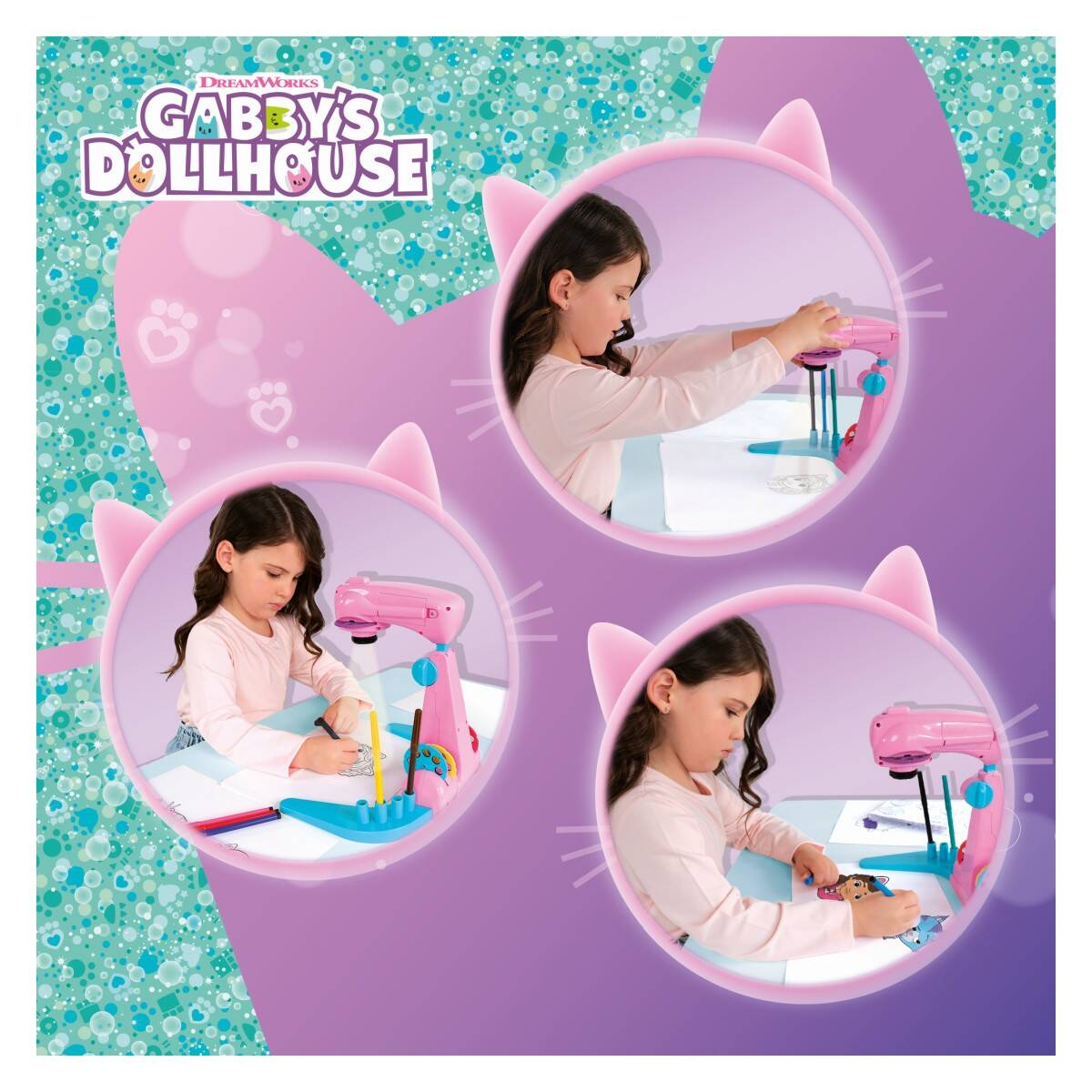 Lisciani GABBY'S DOLLHOUSE projektor šola risanja