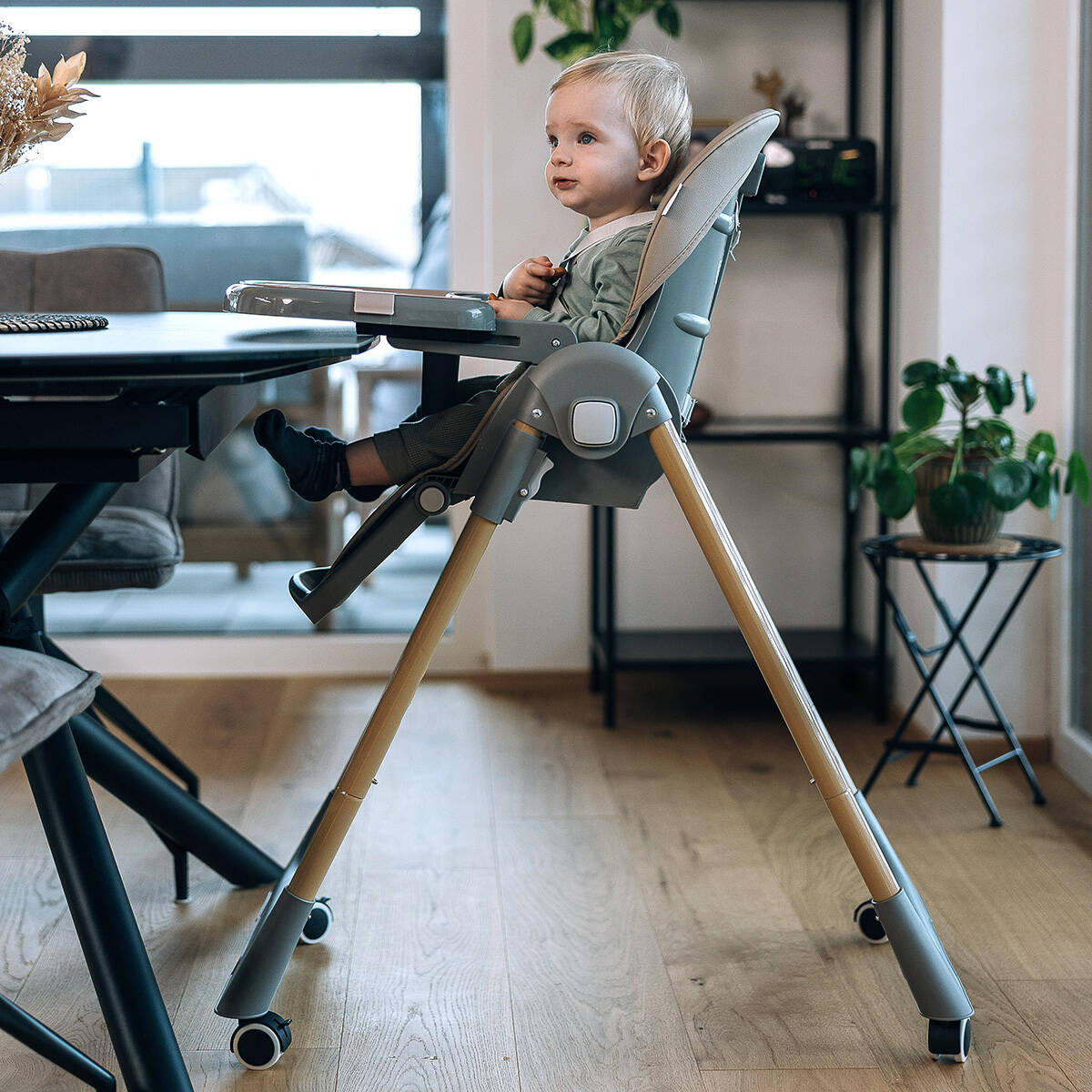 FreeON stol za hranjenje Kai turquoise