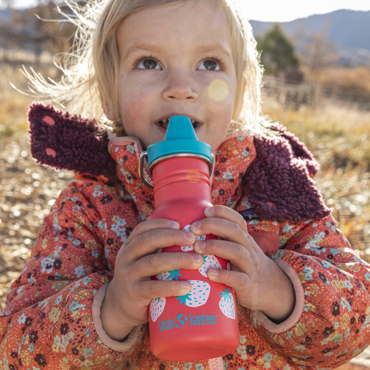 Klean Kanteen steklenička Kid Classic Narrow kid sippy cap 355 ml Coral