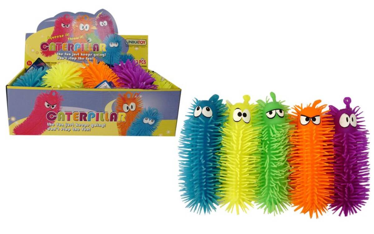 Unikatoy balon Squizi gosenica lučka 23cm 902060