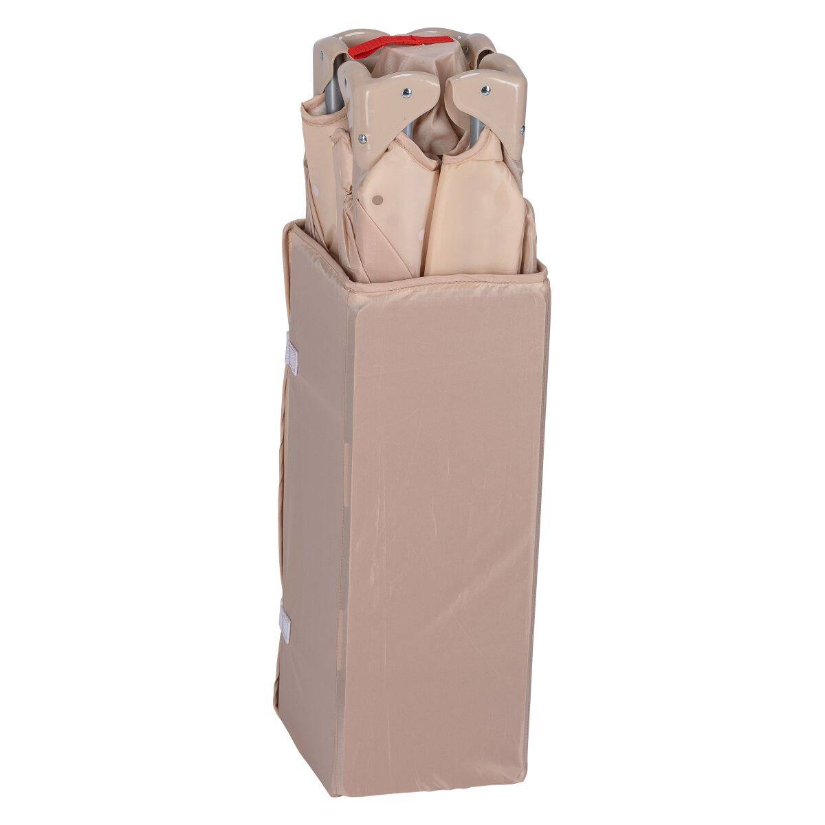 FreeON prenosna postelja Nook z odprtino beige