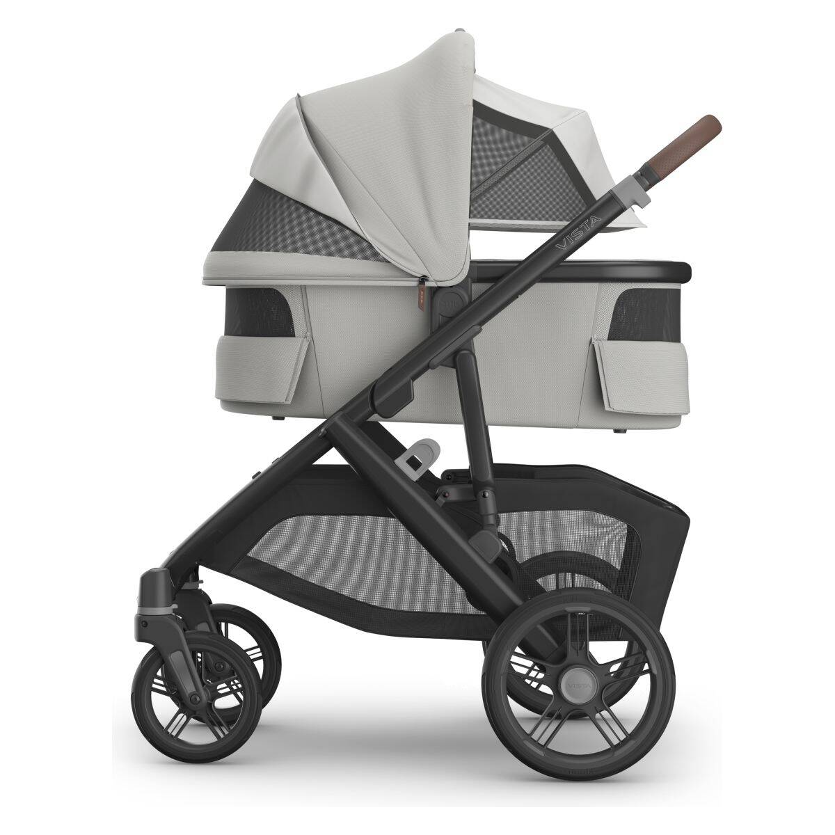 UppaBaby Košara za voziček Savannah V3 pearl gray jacquard
