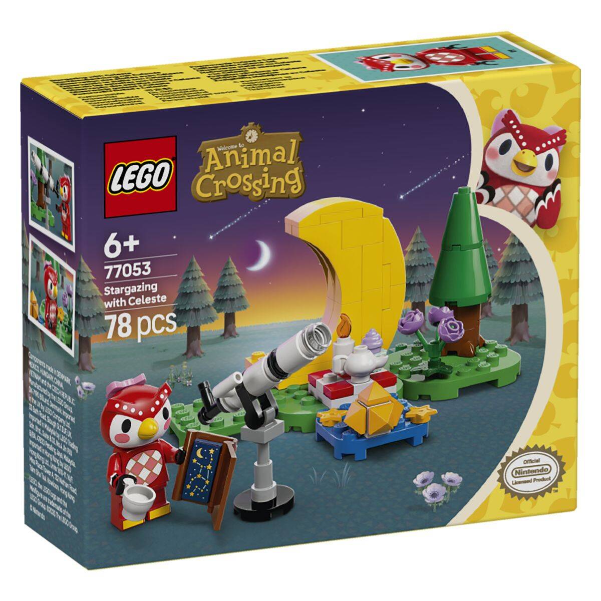 LEGO® Animal Crossing™  77053 Opazovanje zvezd s Celeste