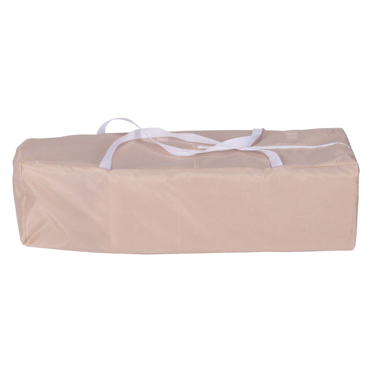 FreeON prenosna postelja Nook z odprtino beige