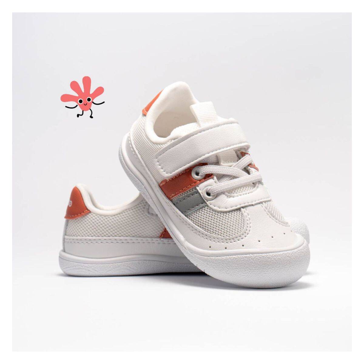Gekko čevelj nizek GAJ809090 barefoot U white/coral 24