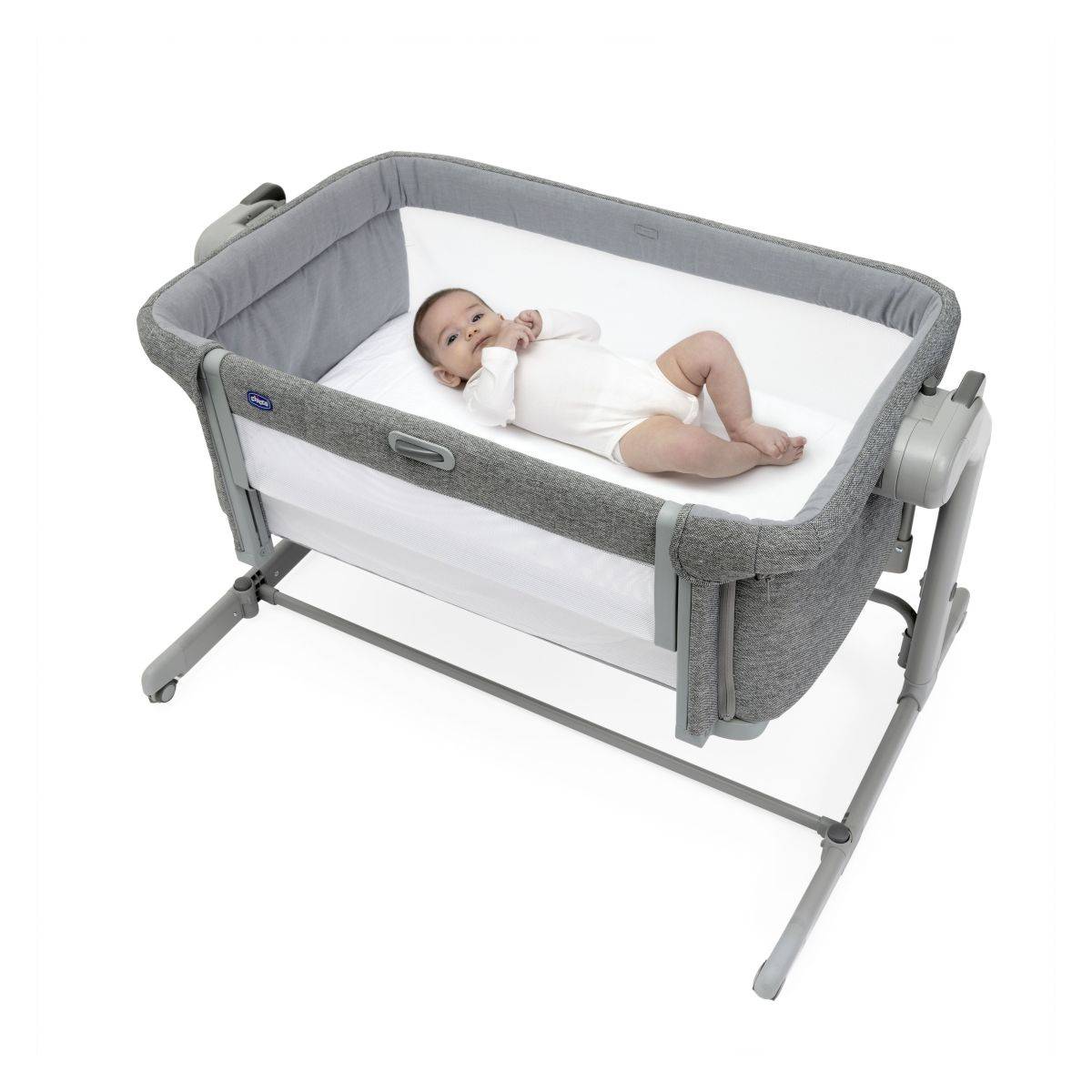 CHICCO krevetić za uz krevet Next2Me Magic Evo dark grey