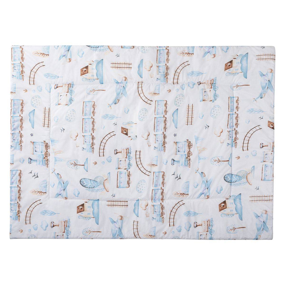 BUBABA BY FREEON komplet pokrivač i jastuk 2/1 avantura u vlakiću