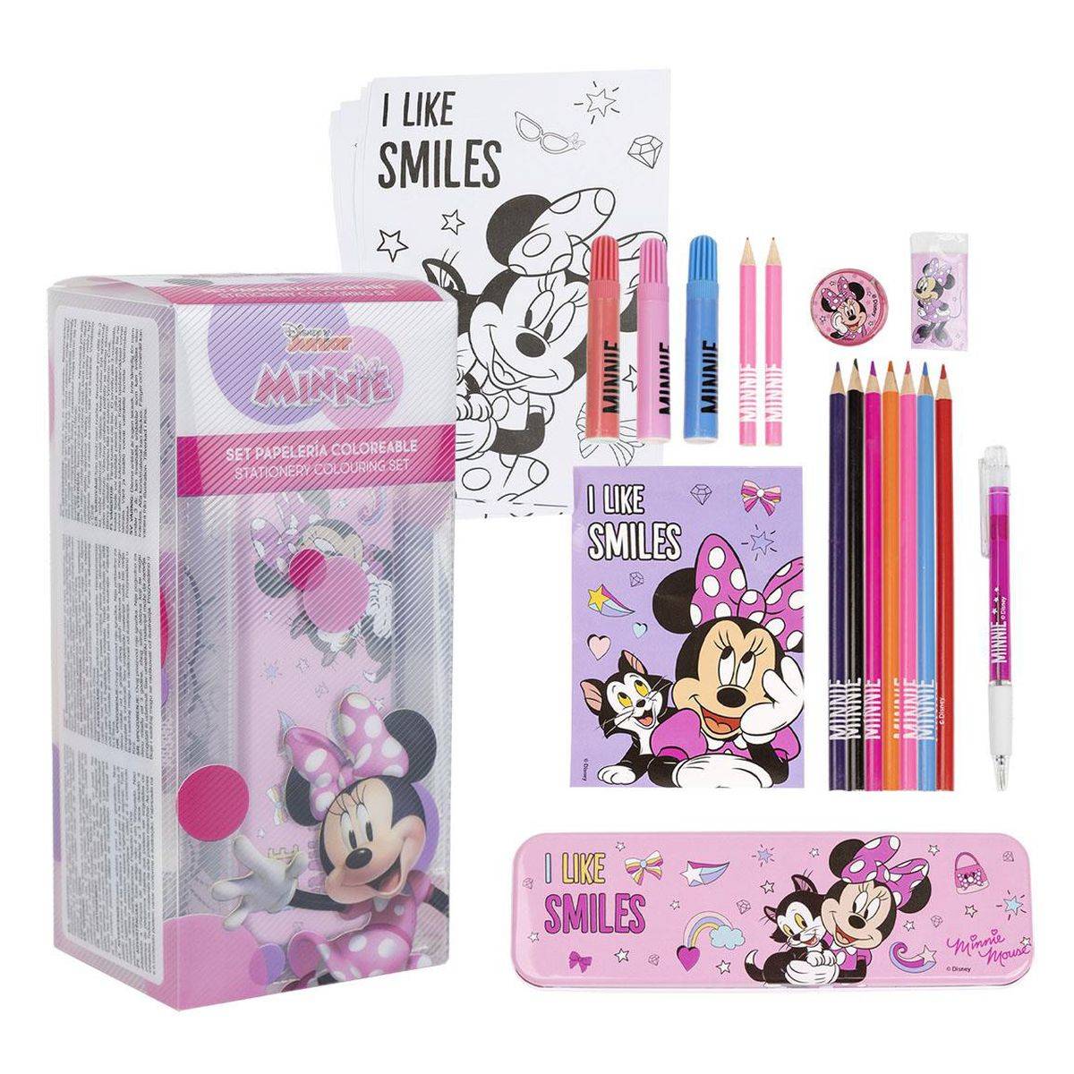 CERDA set za bojanje metalna pernica Minnie