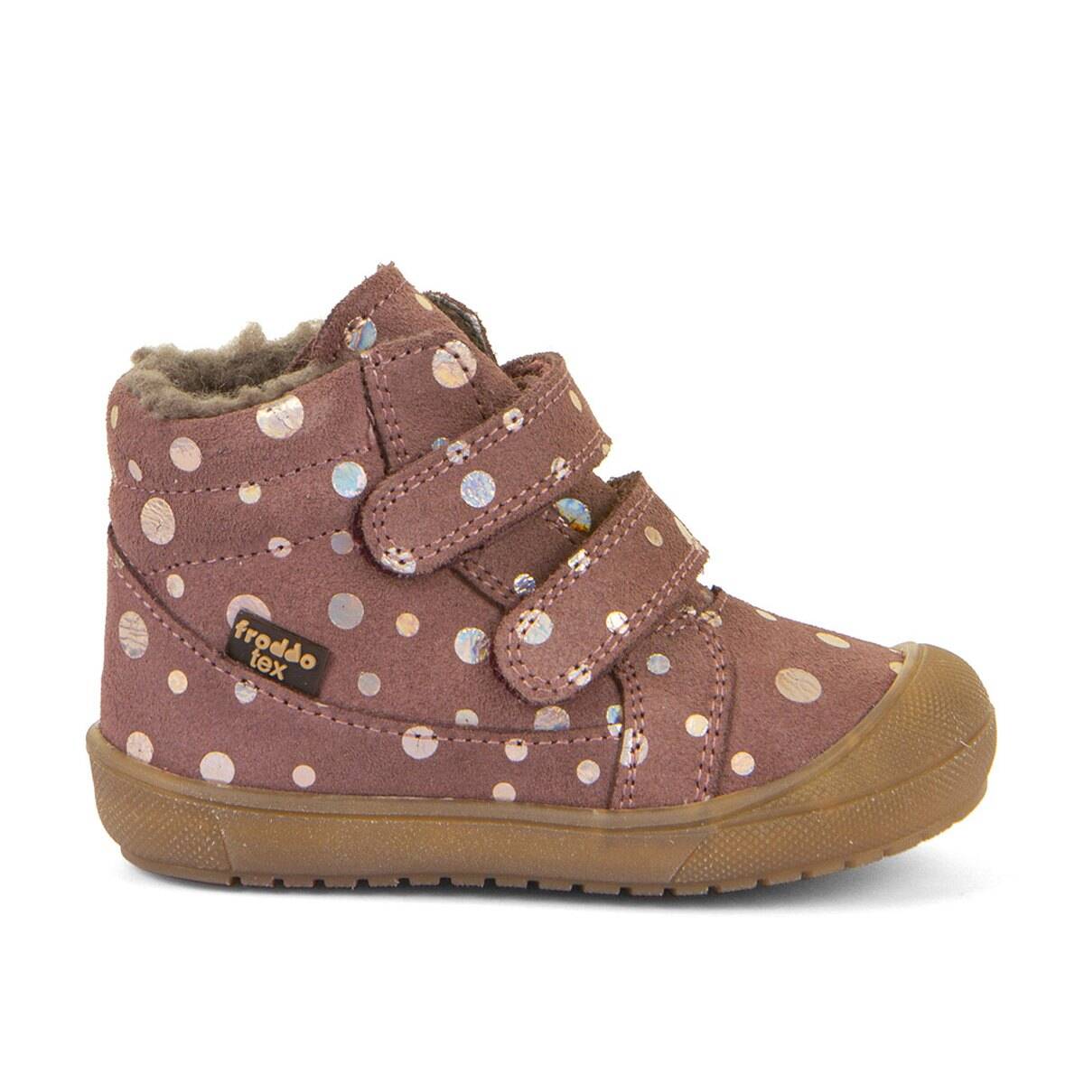 Froddo čevelj gležnjar - membrana G2110138 OLLIE WOOL TEX podloženi D pink shine 28