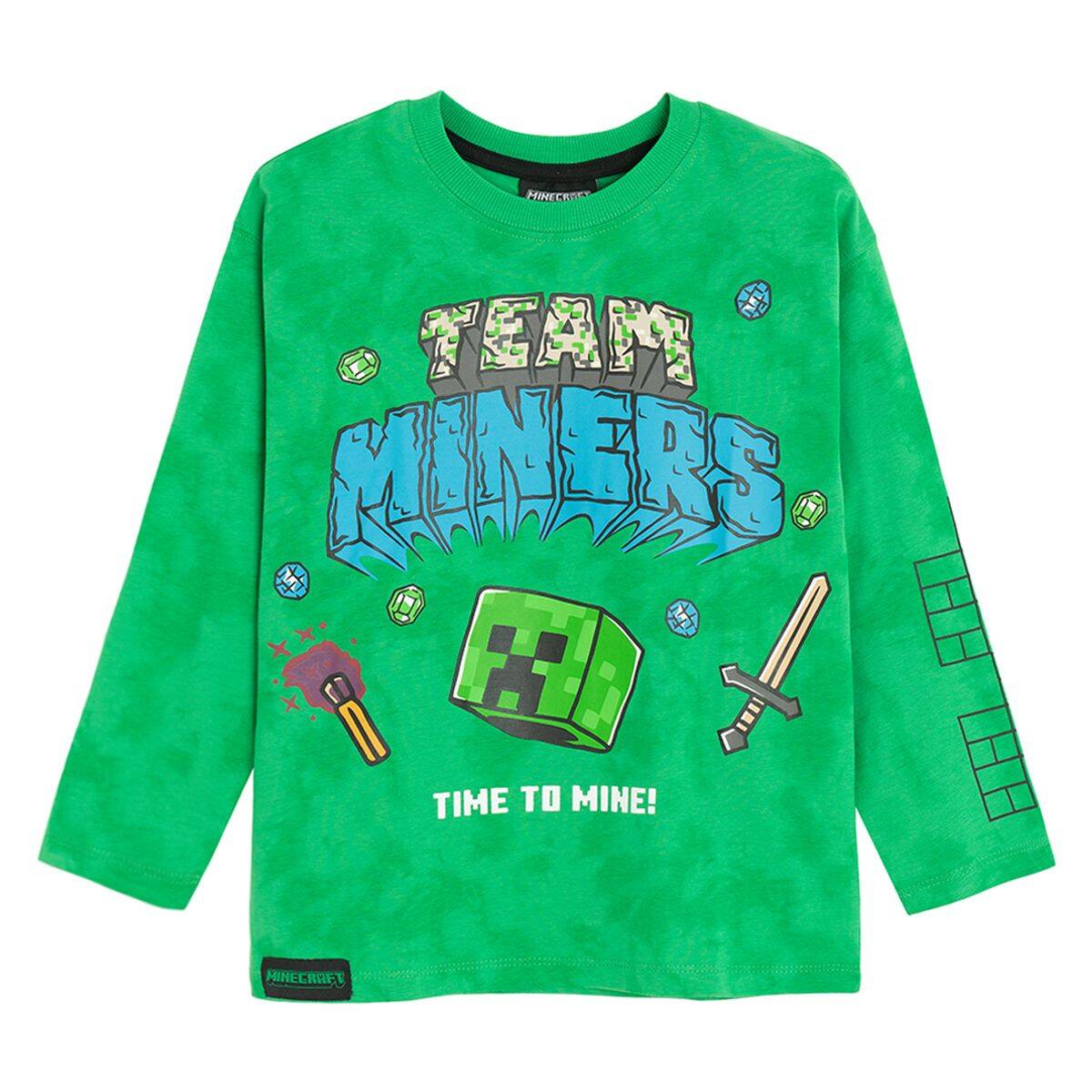 Cool Club majica DR LCB3010669 MINECRAFT F Zelena 116