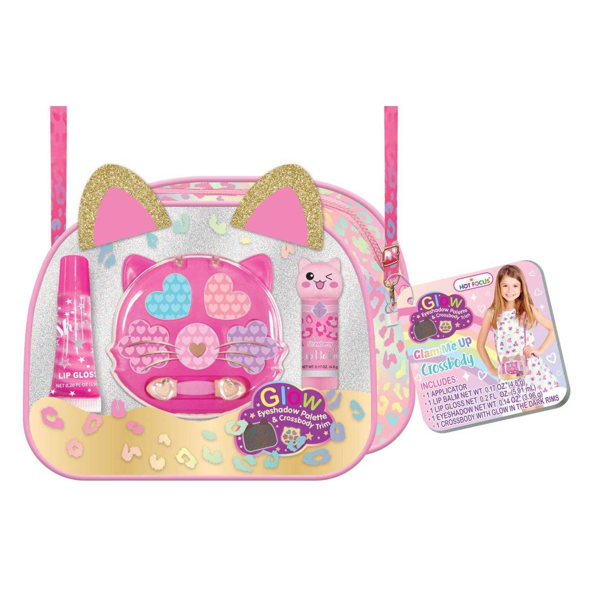 HOT FOCUS kozmetički set u torbici Caticorn