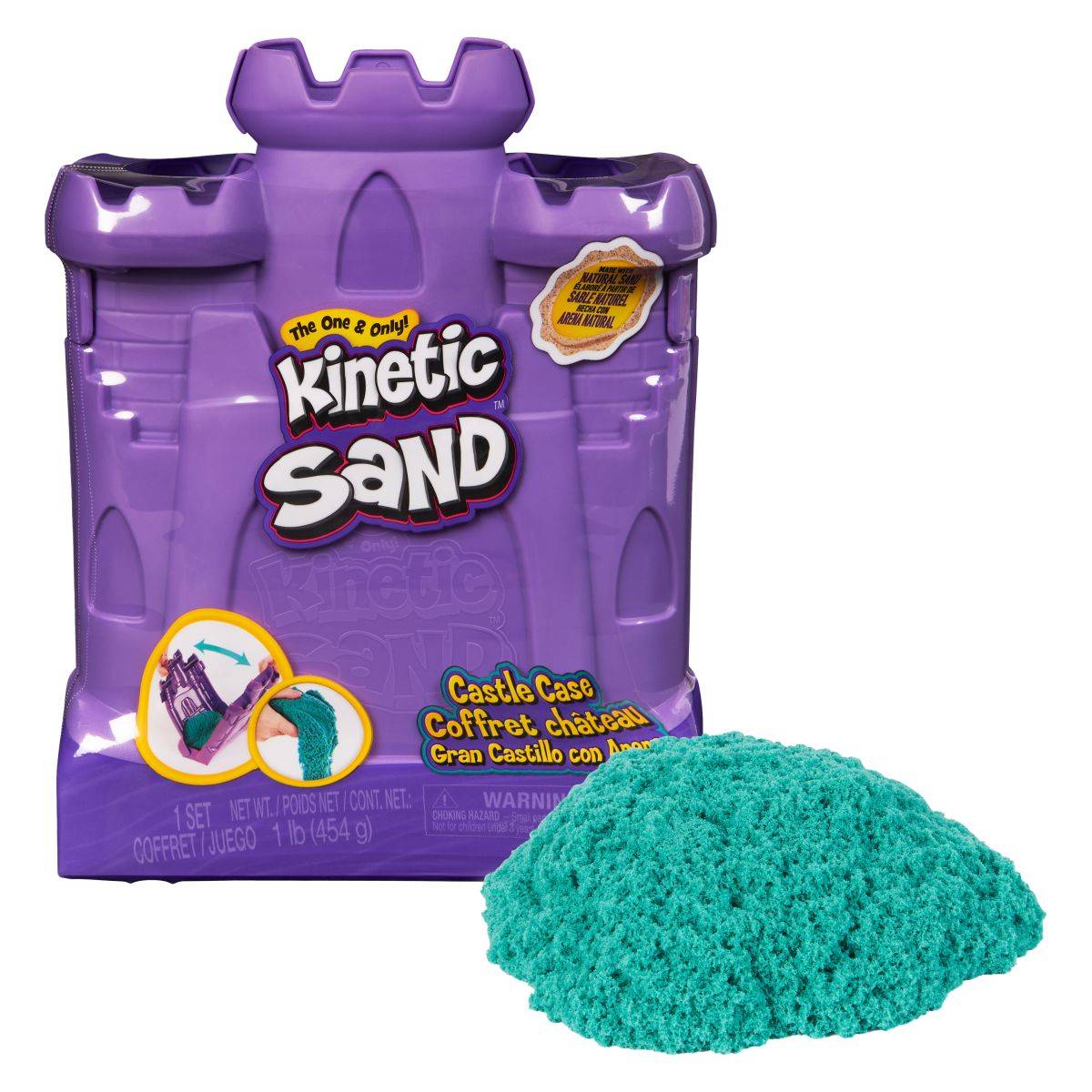 Kinetic sand kinetični pesek grad kovček 50175