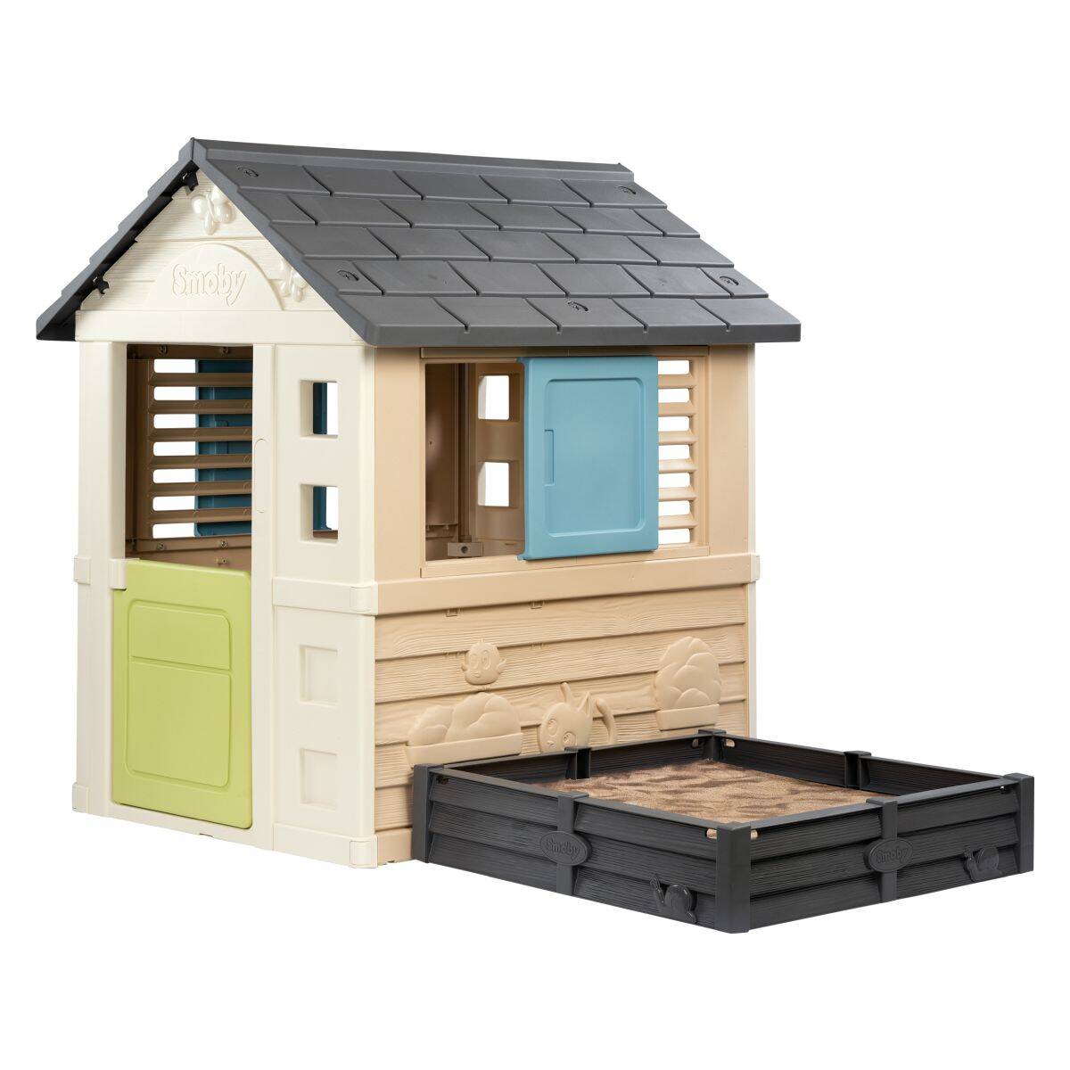 Smoby hiška Square playhouse 174 x 110 x 127 cm