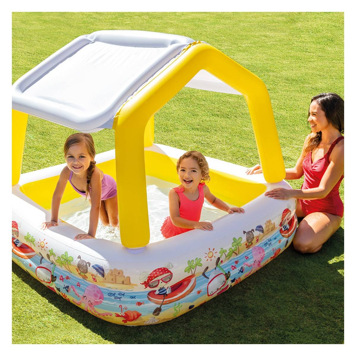 INTEX 57470NP bazen s krovom 157 x 157 x 122 cm 2god+