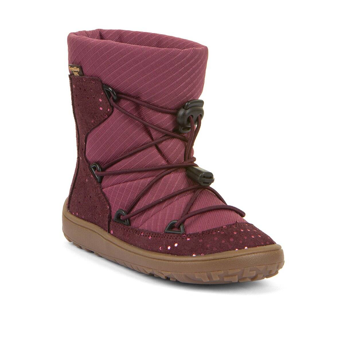 Froddo škornji G3160251 BAREFOOT TEX TRACK WOOL podloženi D bordeaux+ 26