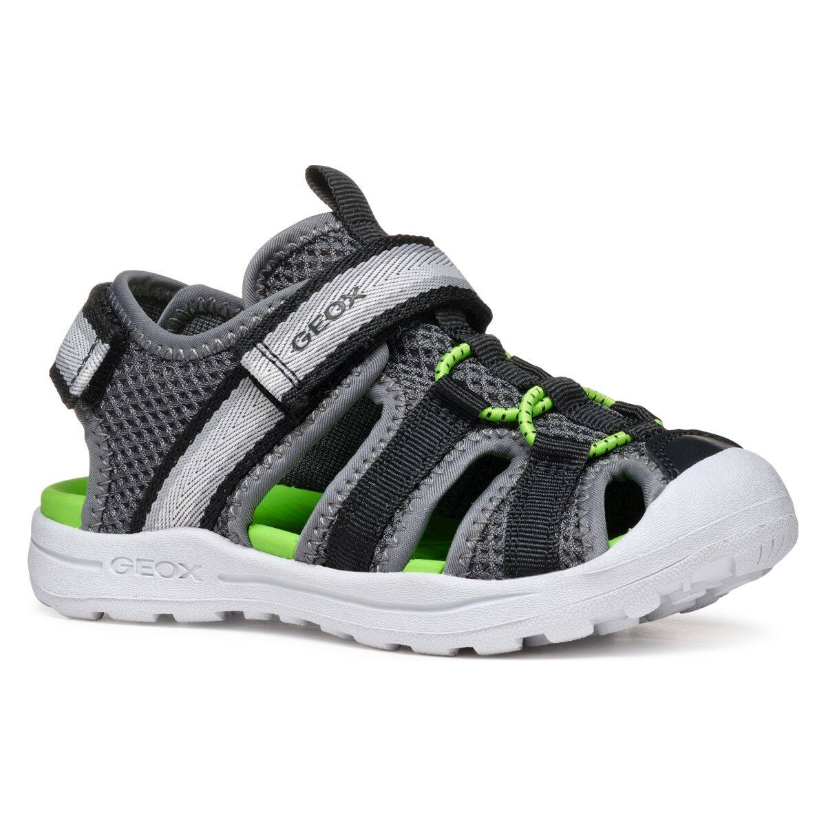 Geox sandal J555XA J VANIETT B. A C0655 01454 F dk grey/green 29