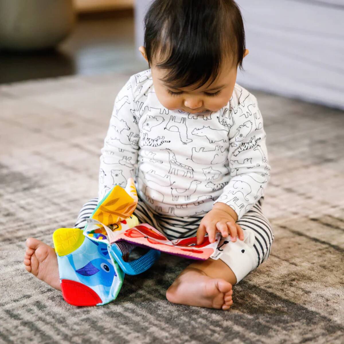 Kids II Baby Einstein mehka knjiga z grizalom