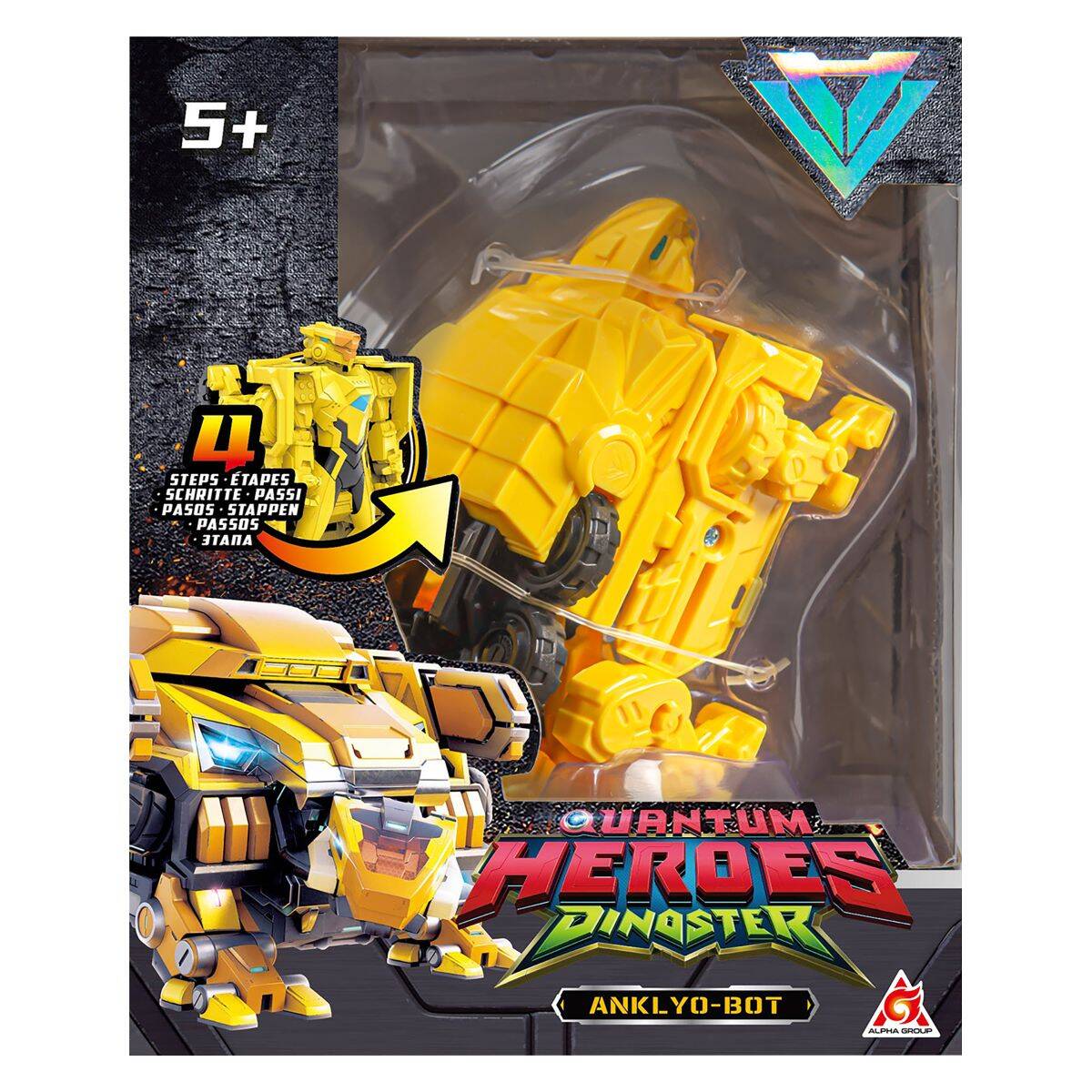 DINOSTER transformable Ankylo-Bot