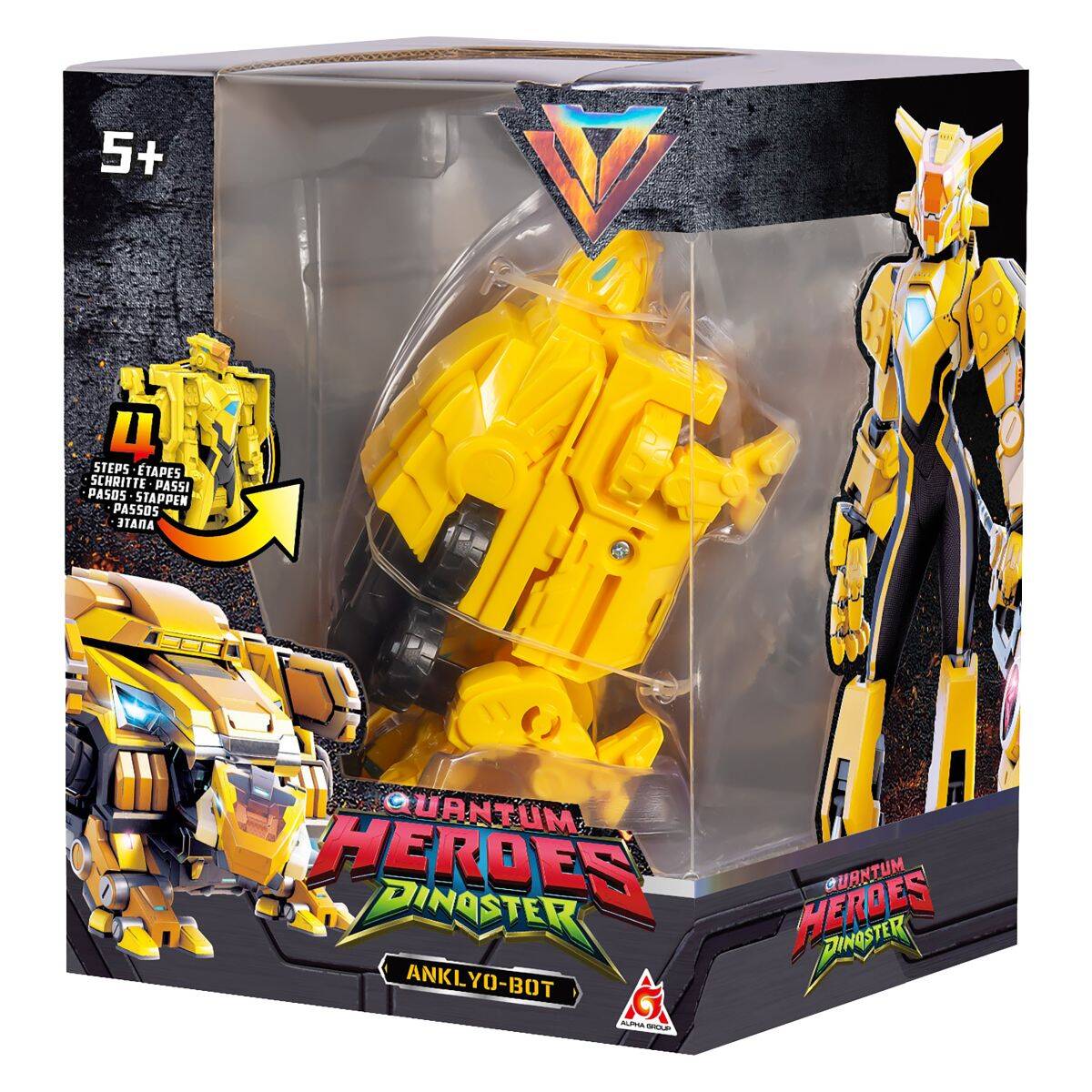 DINOSTER transformable Ankylo-Bot