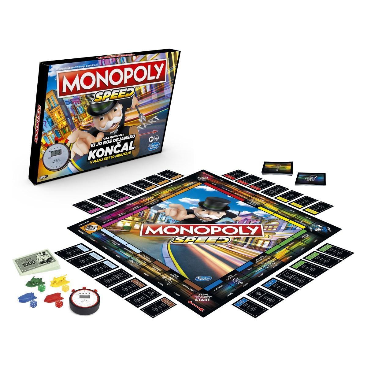 Hasbro games Monopoly Speed družabna igra
