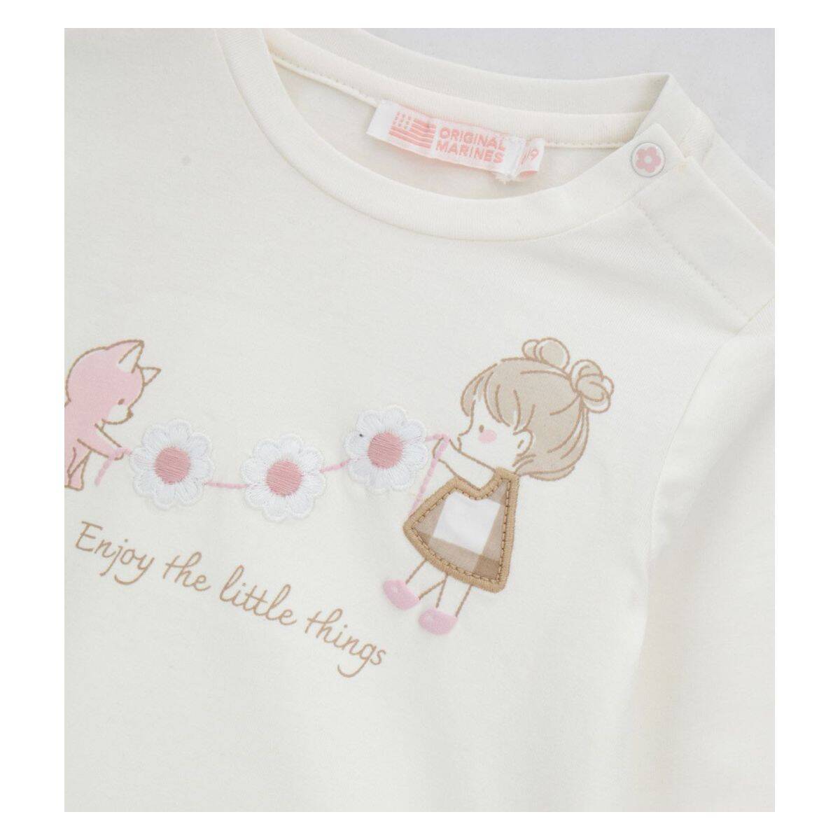 ORIGINAL MARINES majica DR DFP1022NF Ž Bijela 74/80