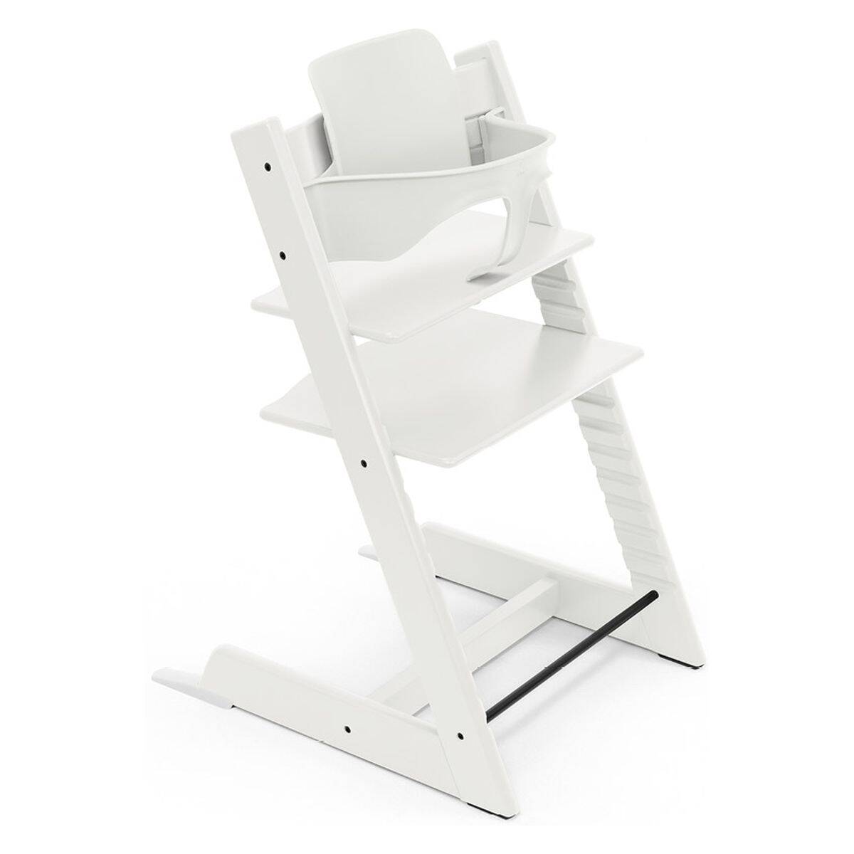 Stokke stol za hranjenje Tripp Trapp set 3v1 white/white 685500